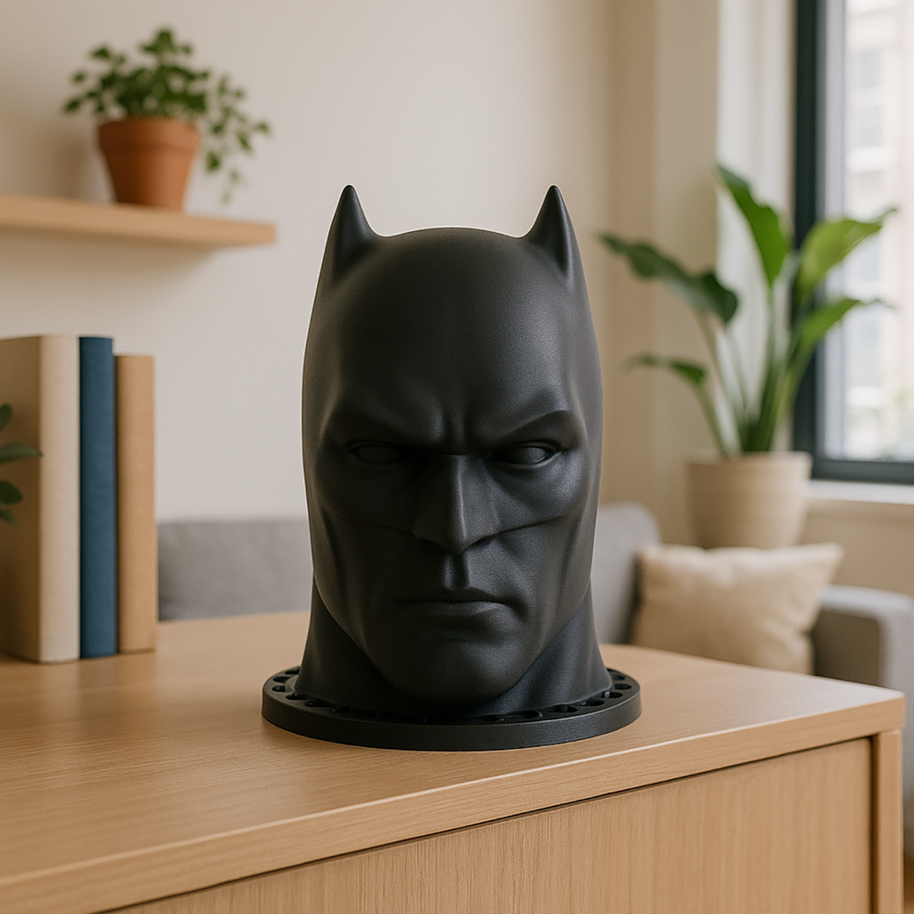 Realistic Batman Head - Headphone Holder