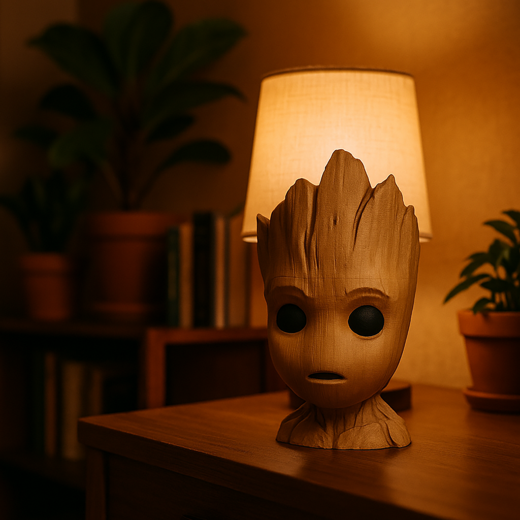 Groot Head - 3D Headphone Holder
