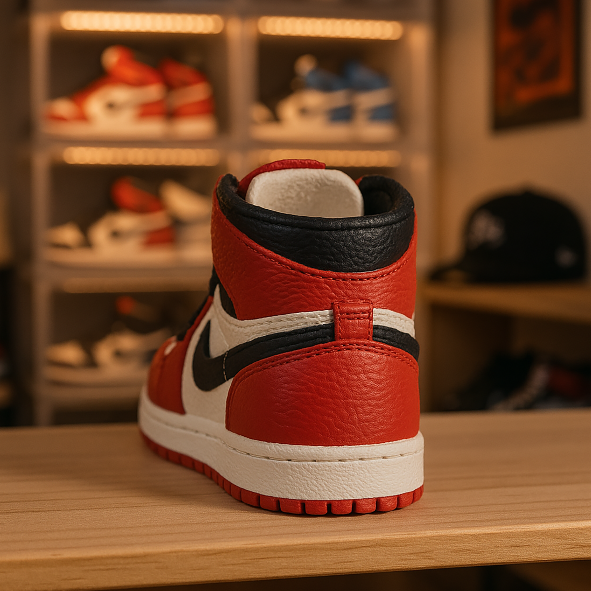 Air Jordan 1 Chicago 3D Style Shoe – Decorative Figurine