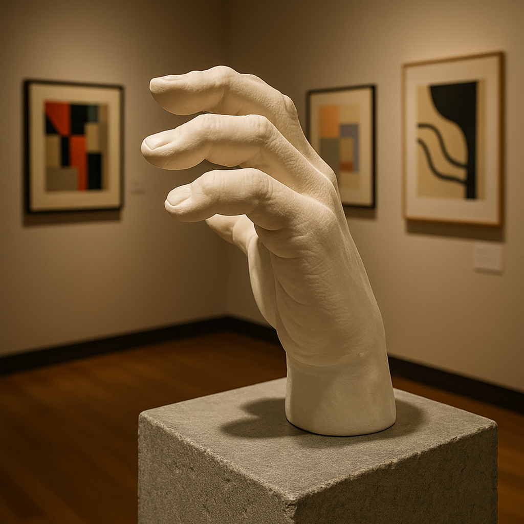 Male Hand Figurine - 3D Printing
