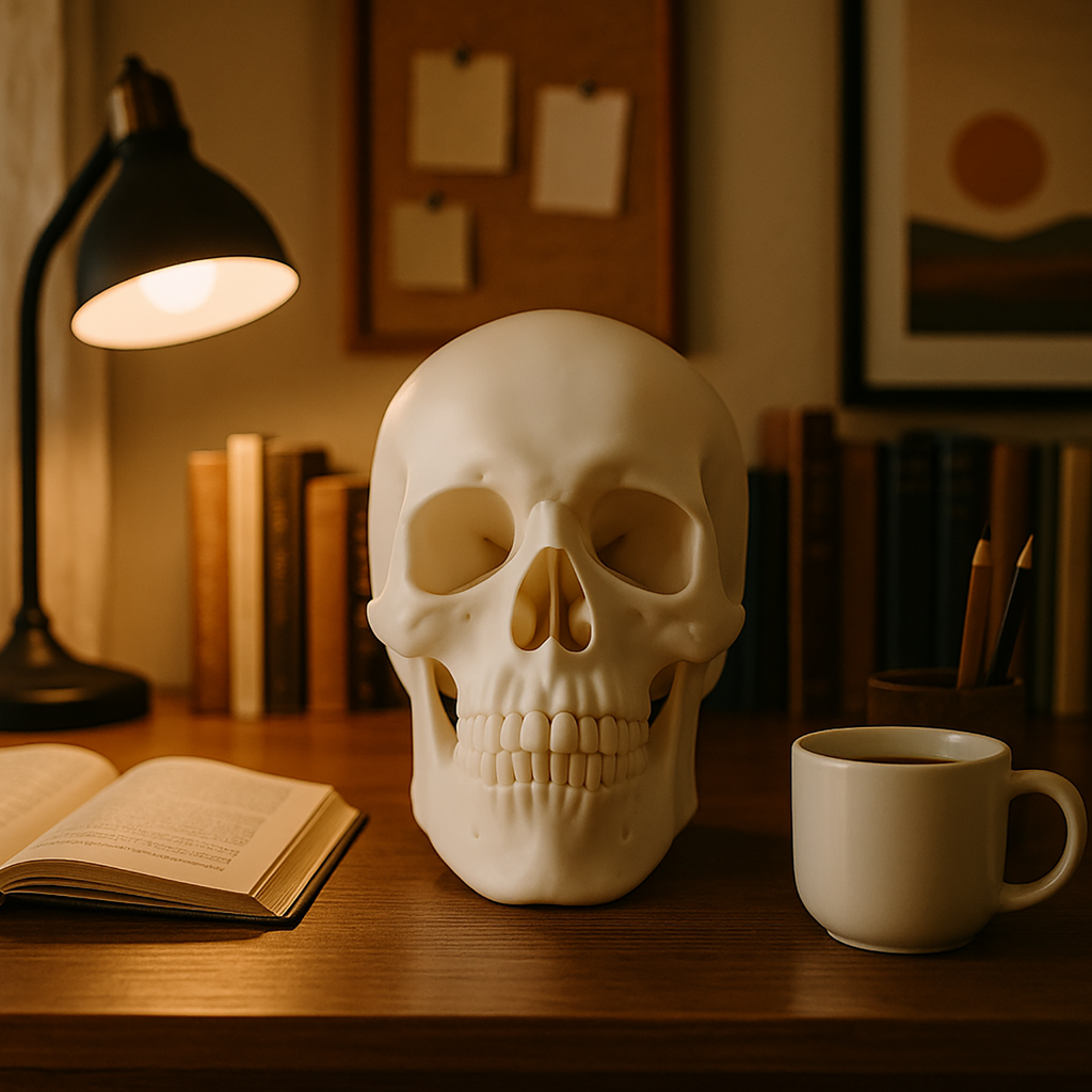 Human Skull - Decorative 3D Figurine