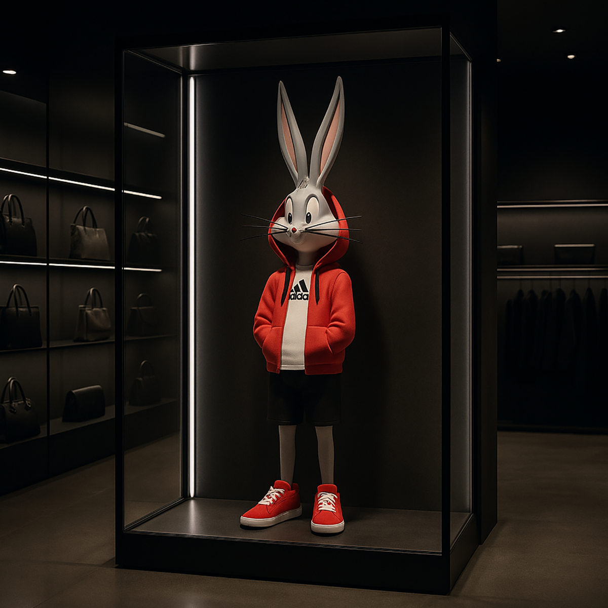 3D Figure - Rabbit Buggs in Streetwear Style