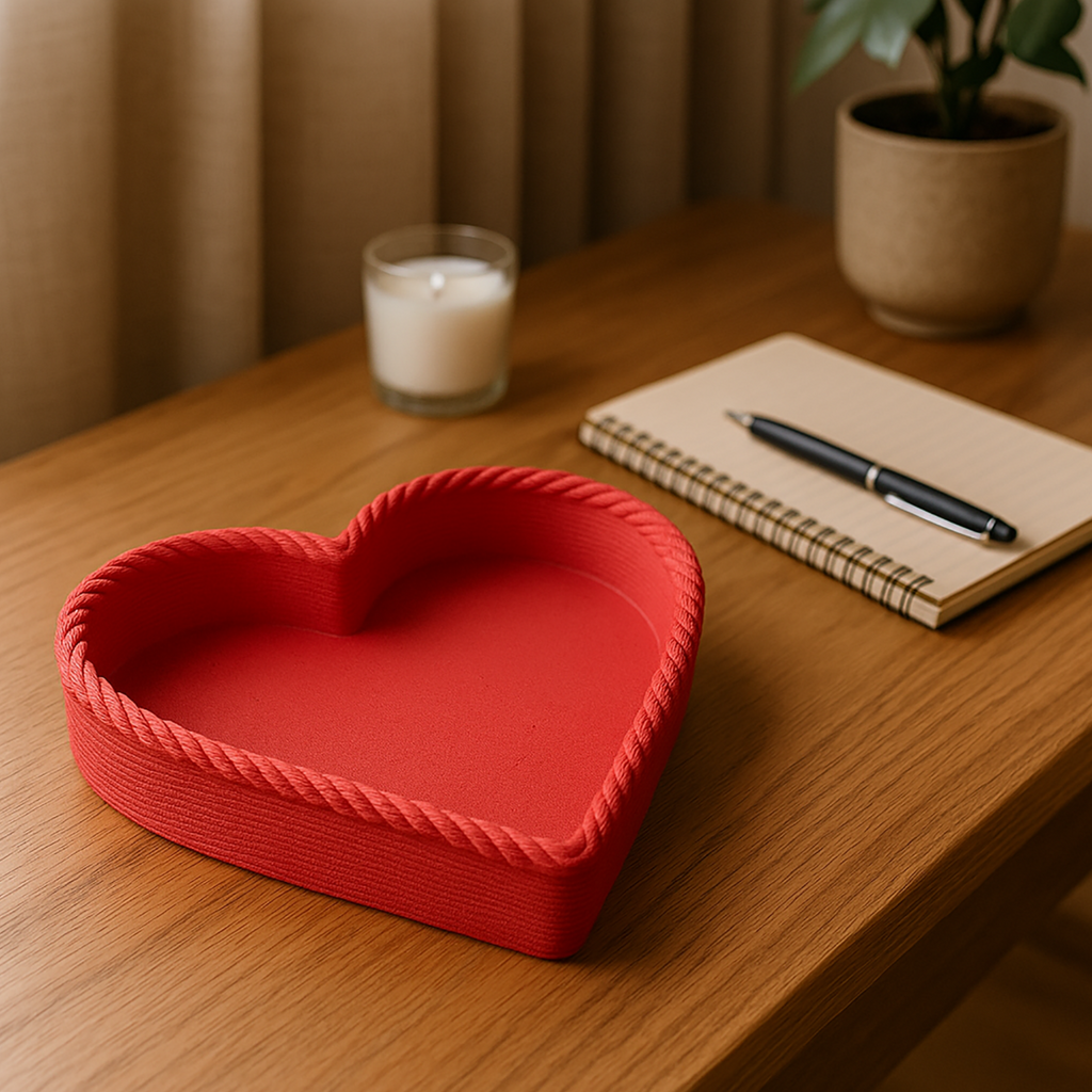 Wicker Style Heart Box - 3D Printing