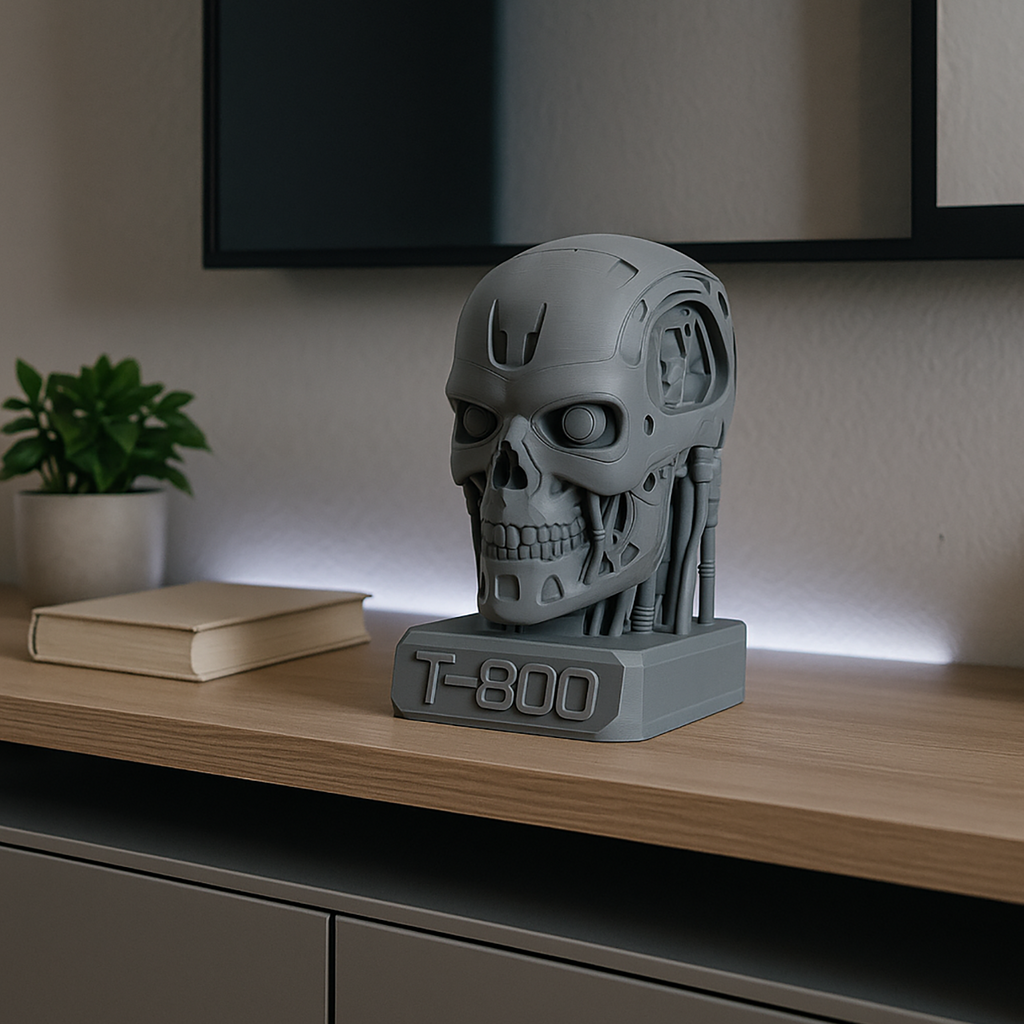 Terminator Head - 3D Figure