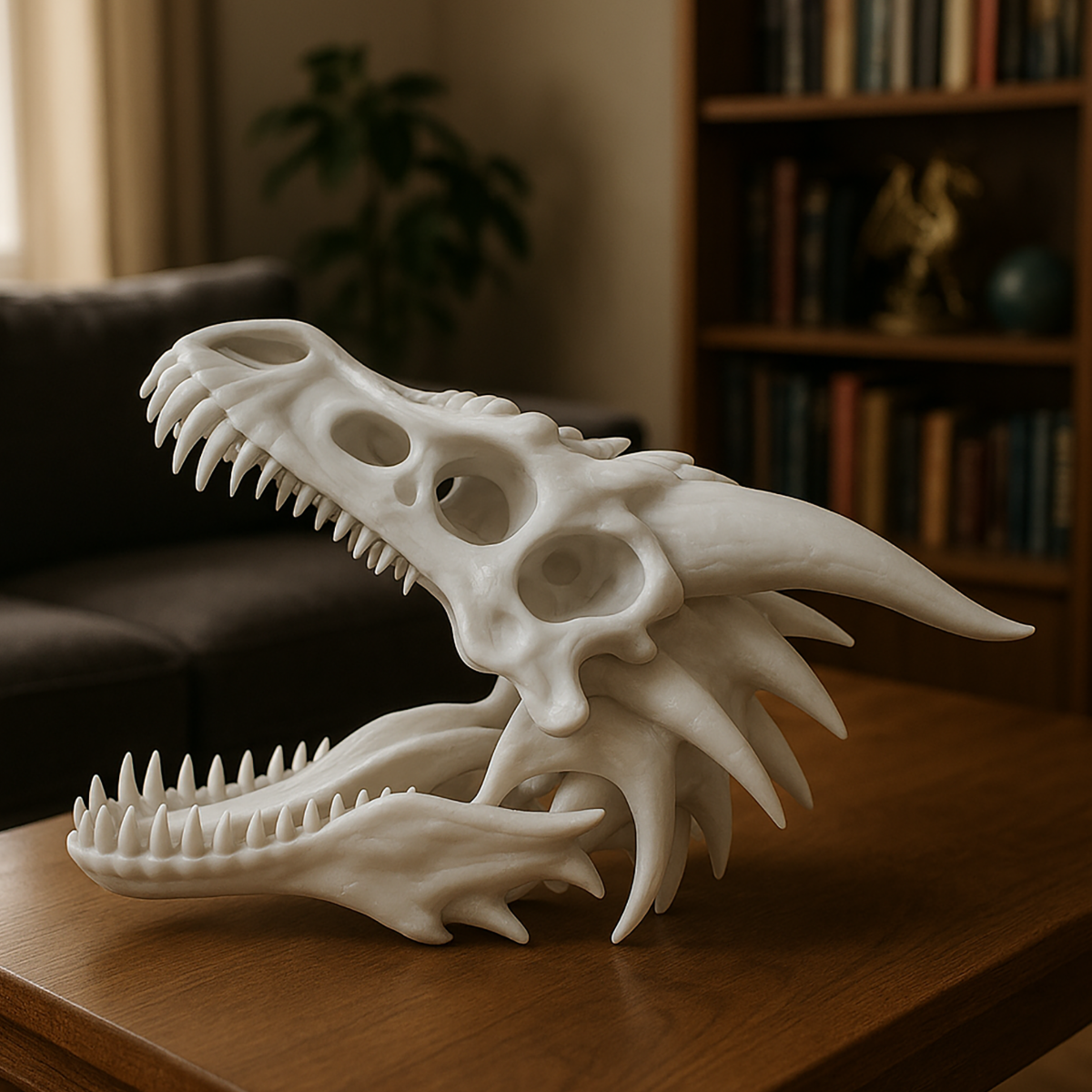 Dragon Skull - Decorative 3D Figure