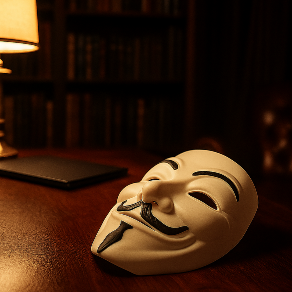Anonymous Mask – 3D Figurine in "Guy Fawkes" Style