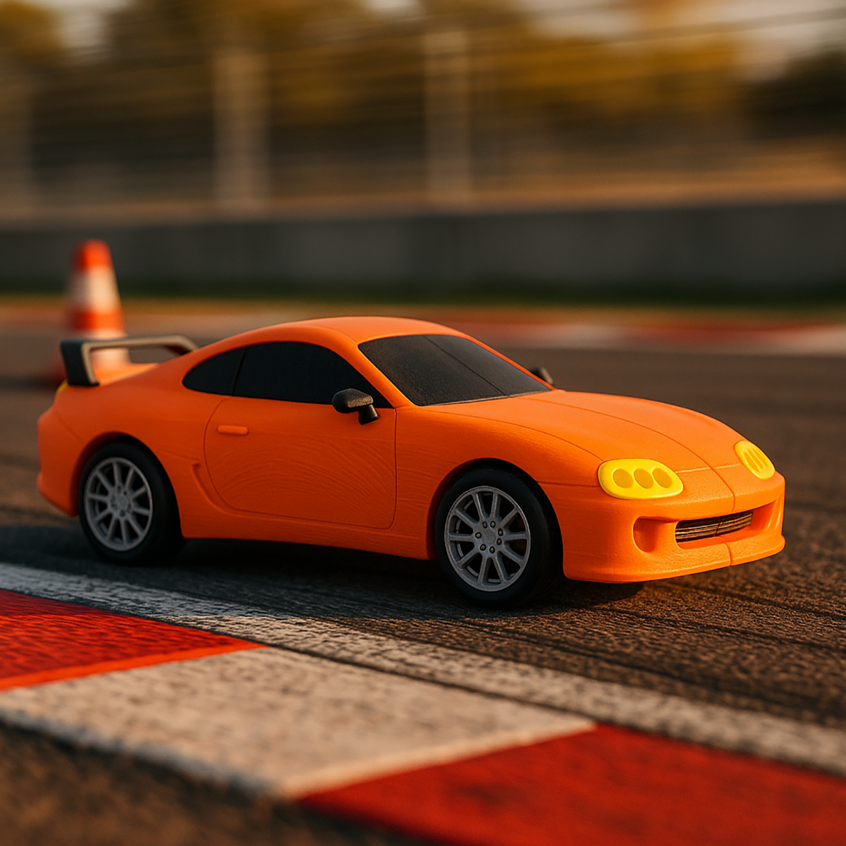 Toyota Supra Car Figurine - 3D Printing