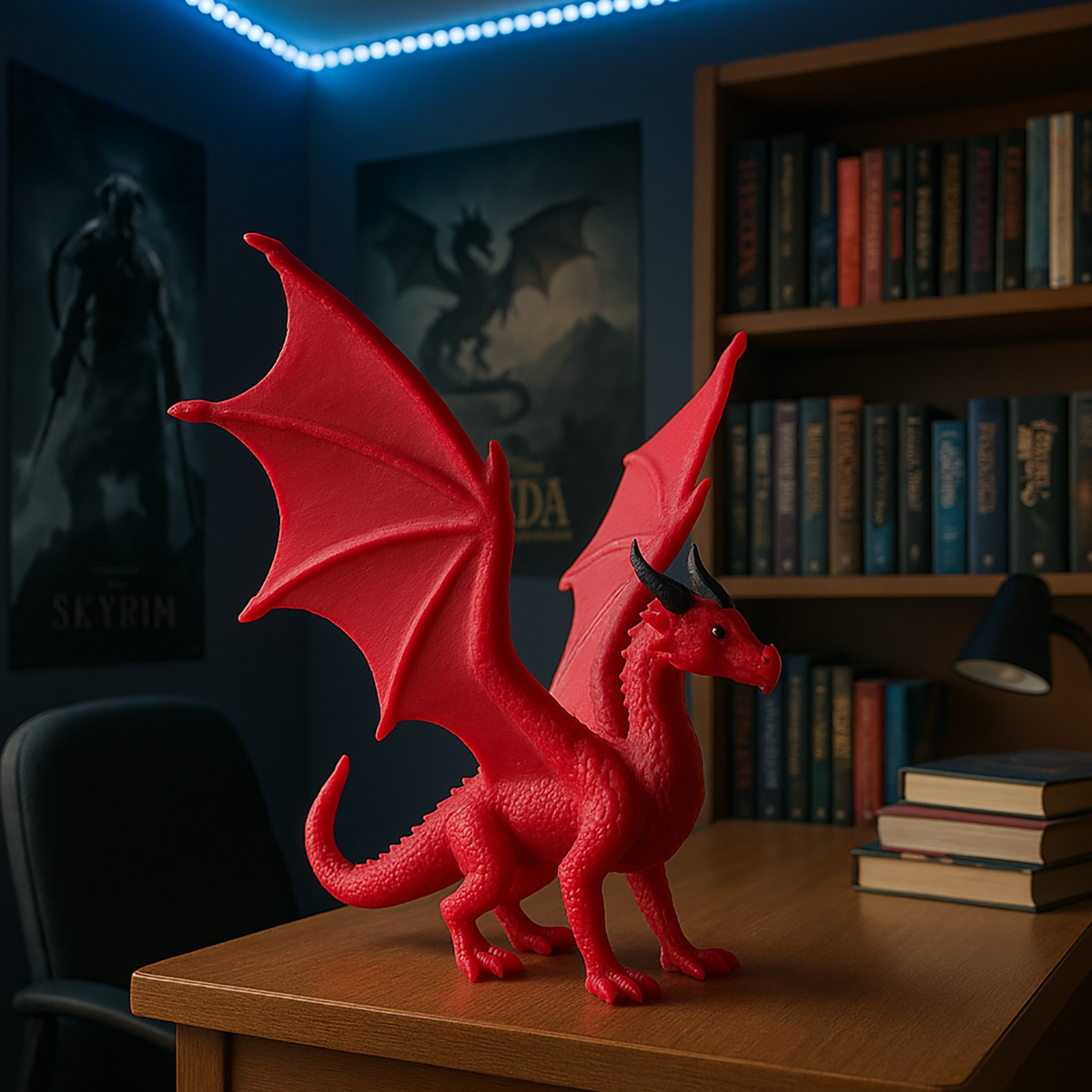 Dragon with Spread Wings - 3D Figurine