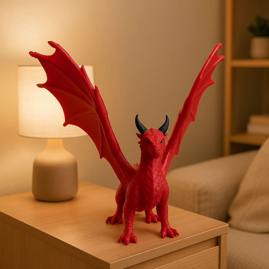 Dragon with Spread Wings - 3D Figurine