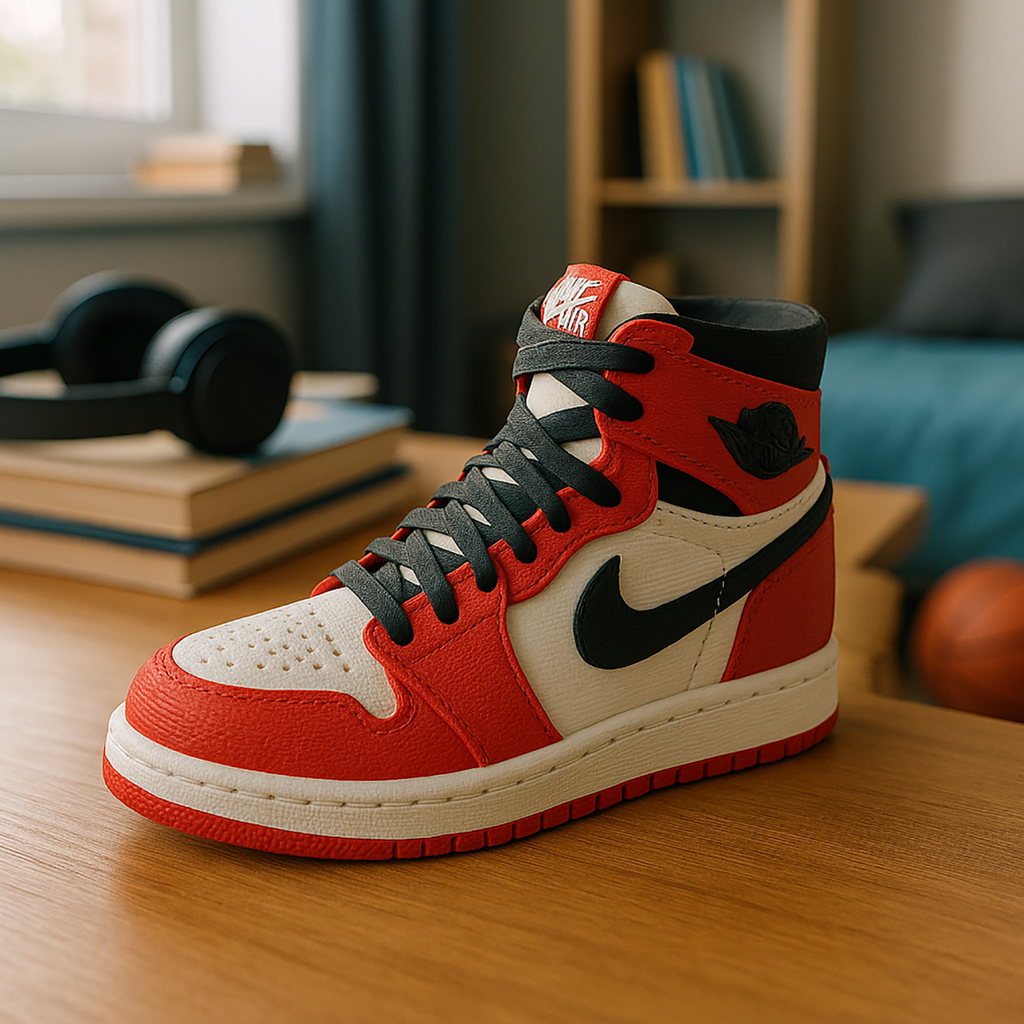 Air Jordan 1 Chicago 3D Style Shoe – Decorative Figurine