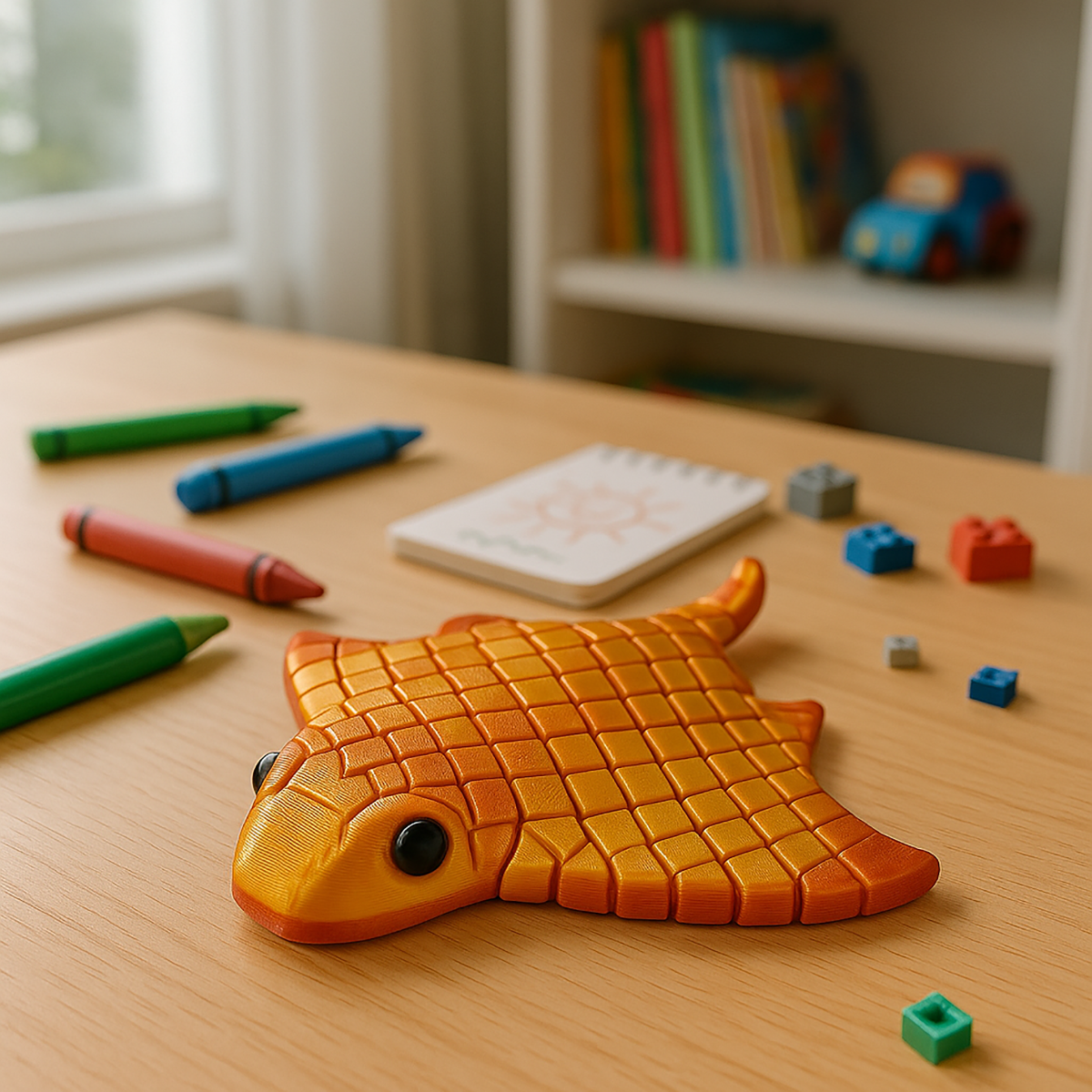 Decorative Stingray 3D – Flexible and Shiny