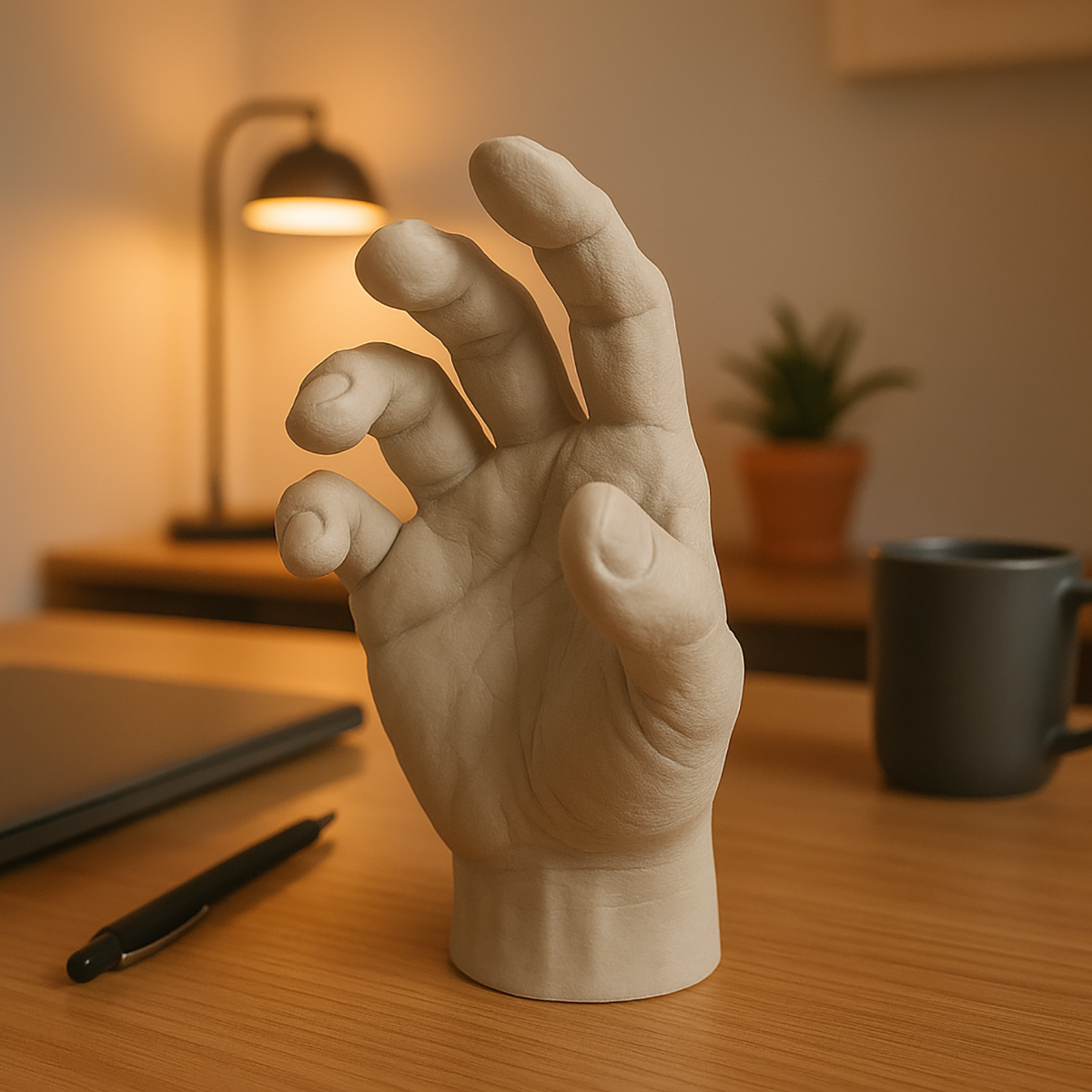 Male Hand Figurine - 3D Printing