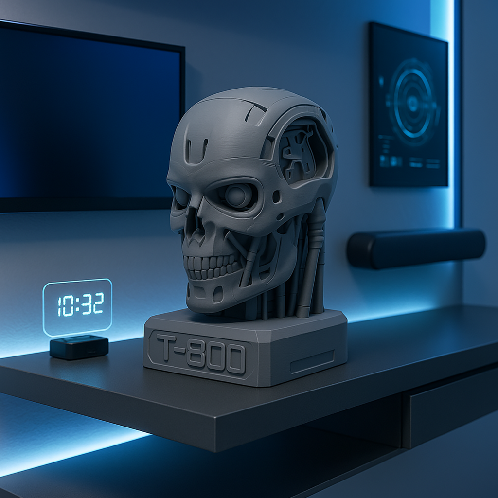 Terminator Head - 3D Figure