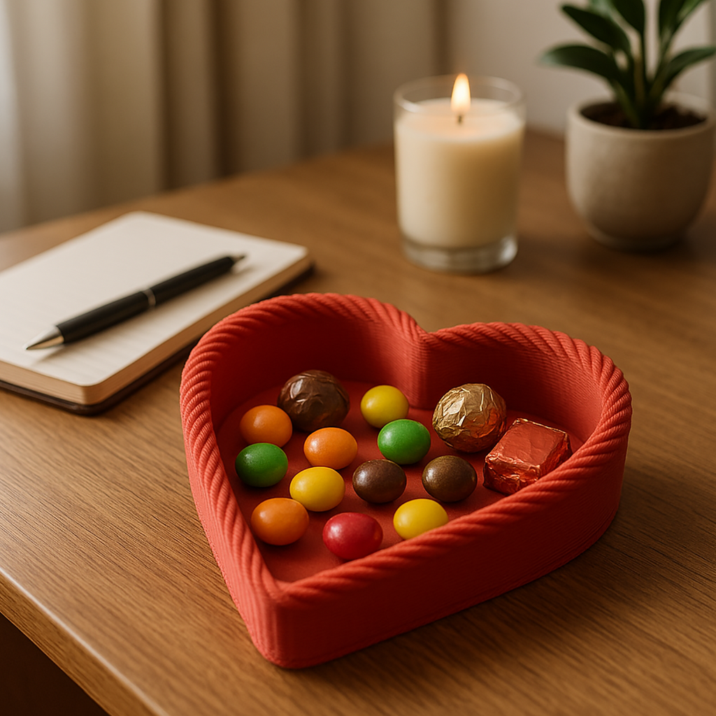 Wicker Style Heart Box - 3D Printing
