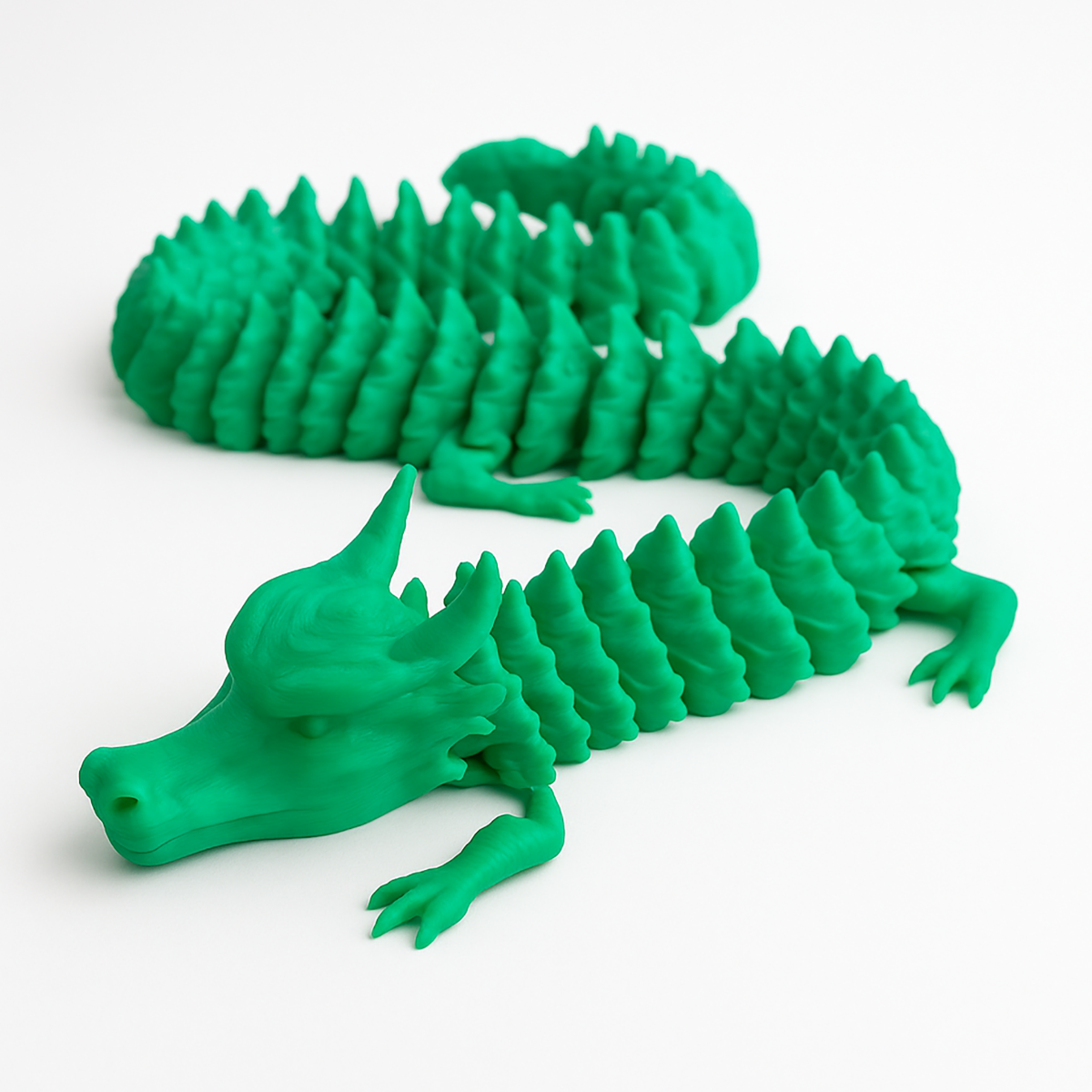 Chinese Dragon with Moving Tail - 3D Figure