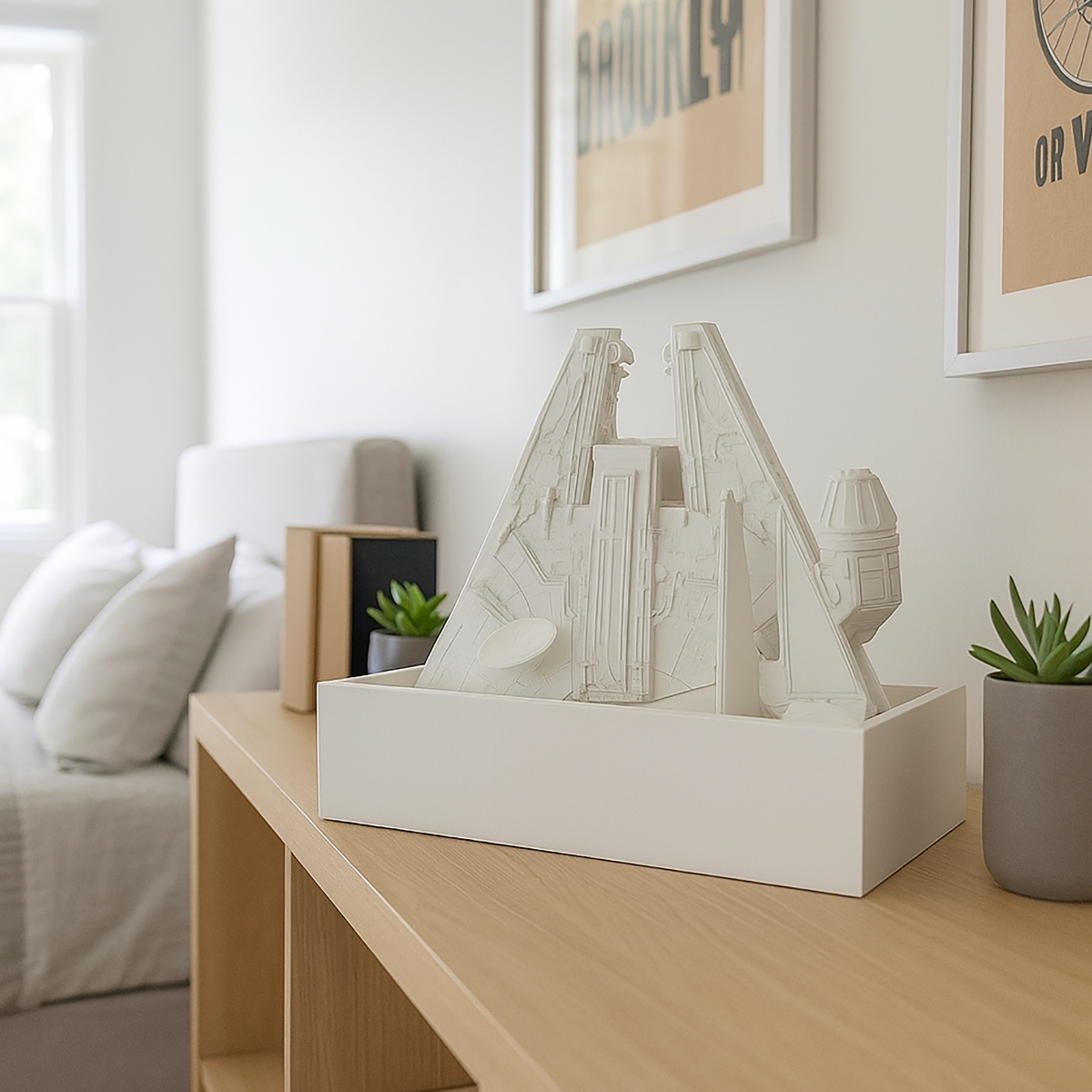 Book Nook Millennium Falcon - 3D Figure