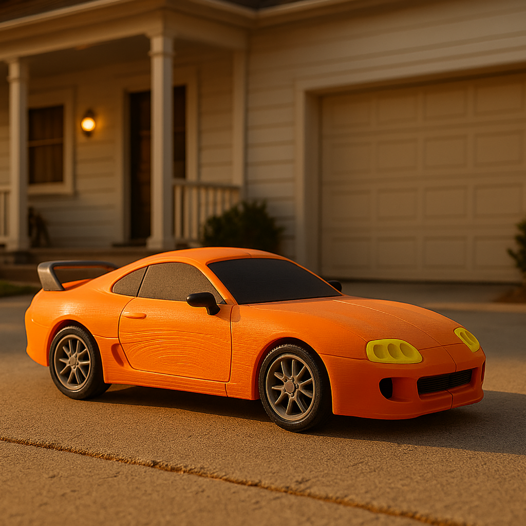 Toyota Supra Car Figurine - 3D Printing