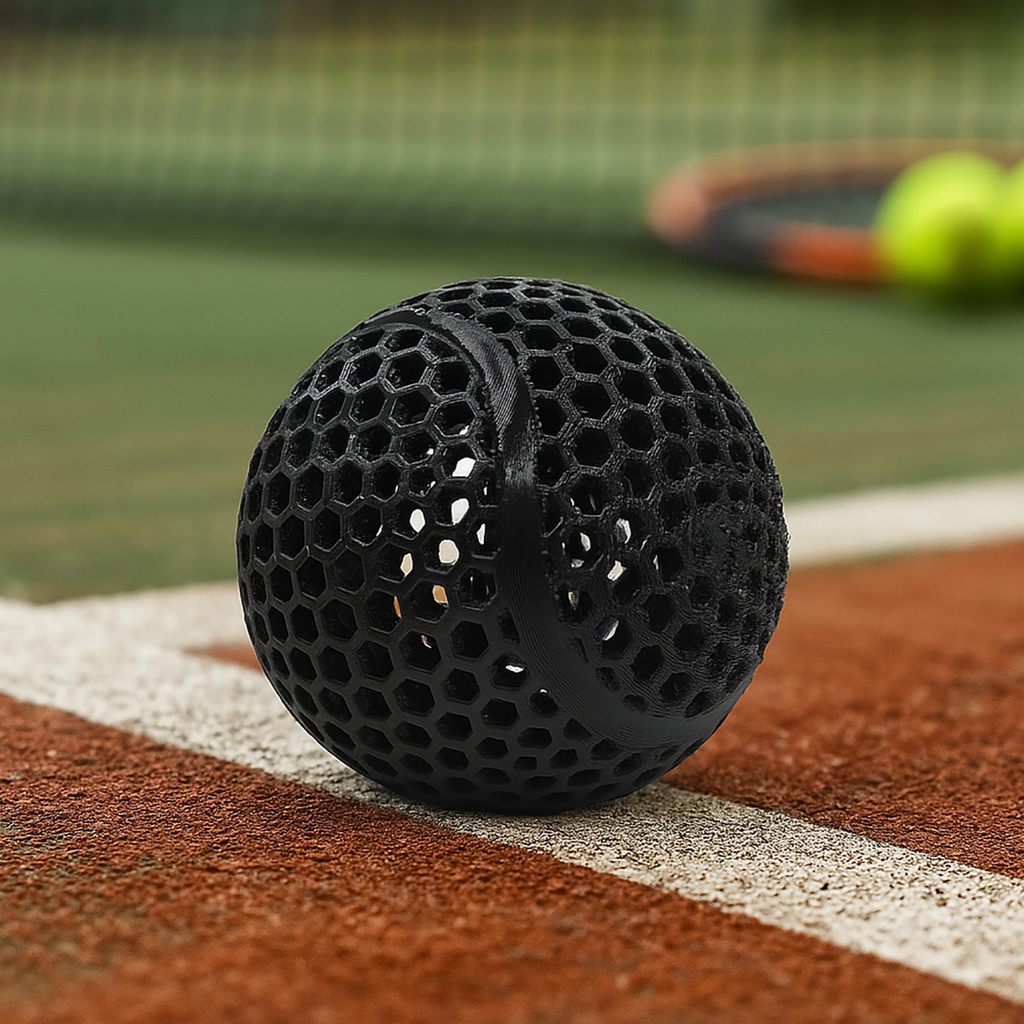 3D Designer Tennis Ball – Sports Toy