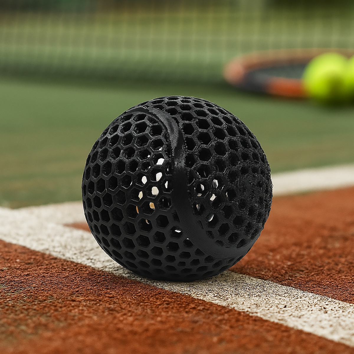 3D Designer Tennis Ball – Sports Toy