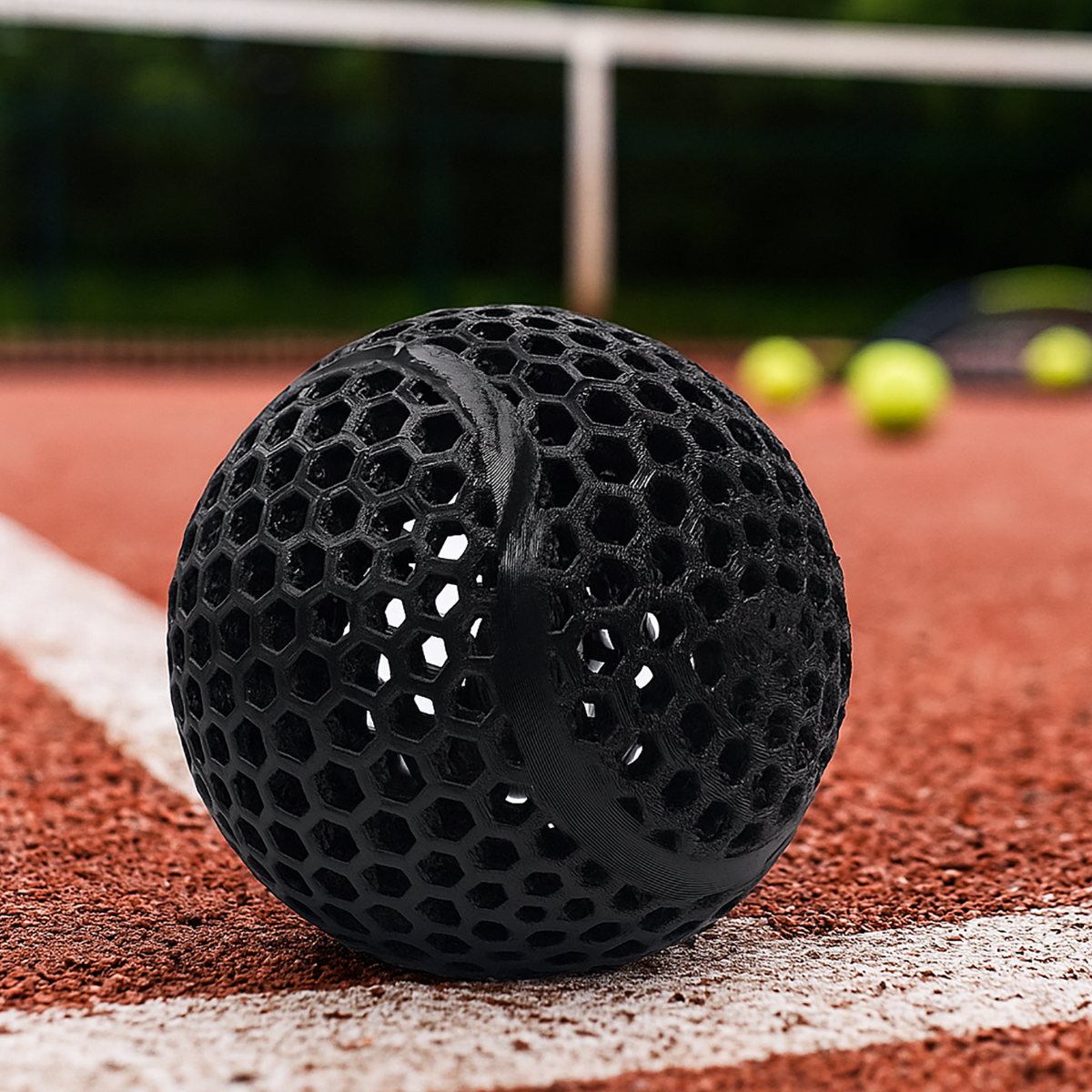 3D Designer Tennis Ball – Sports Toy