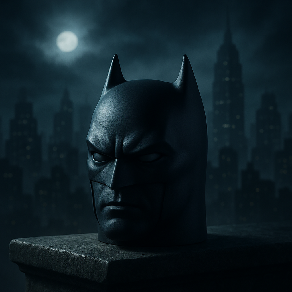 Realistic Batman Head - Headphone Holder