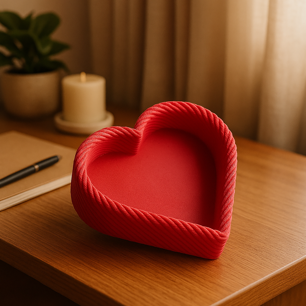 Wicker Style Heart Box - 3D Printing