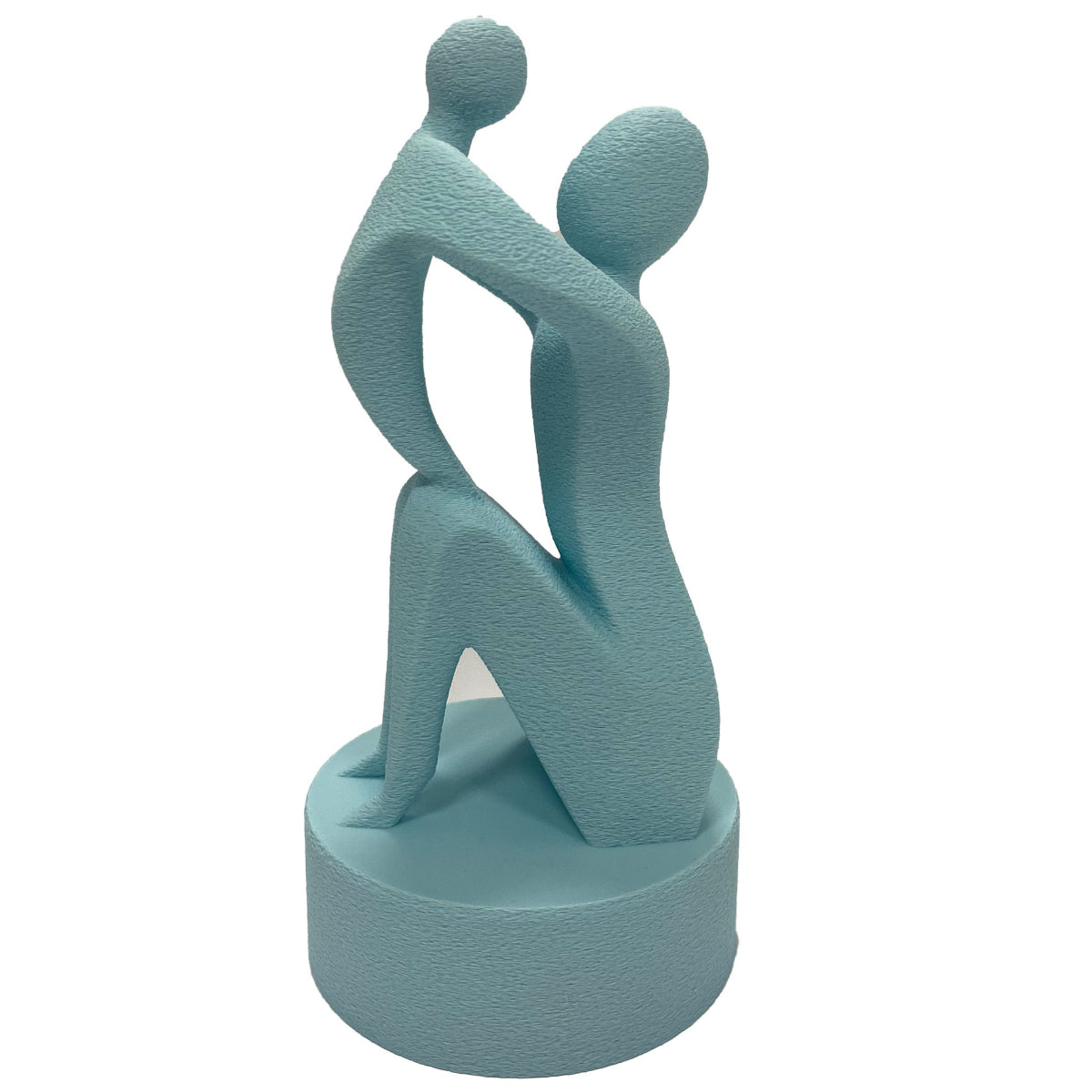 Mom and Baby Figurine – Modern 3D Textured Decoration