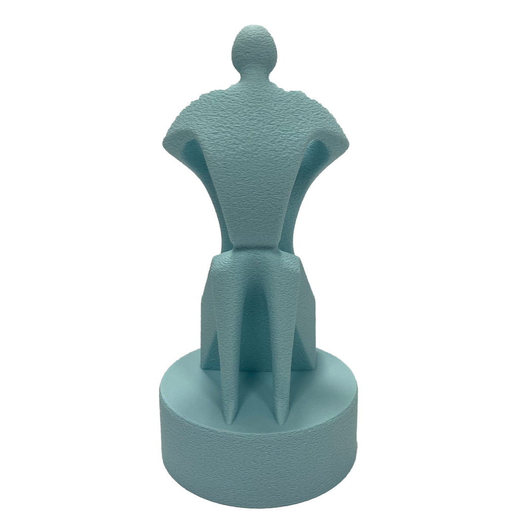 Mom and Baby Figurine – Modern 3D Textured Decoration