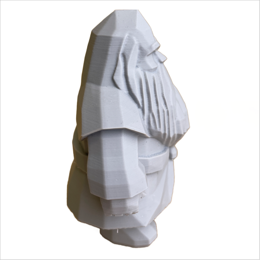 Angular Dwarf with Big Beard - 3D Figure