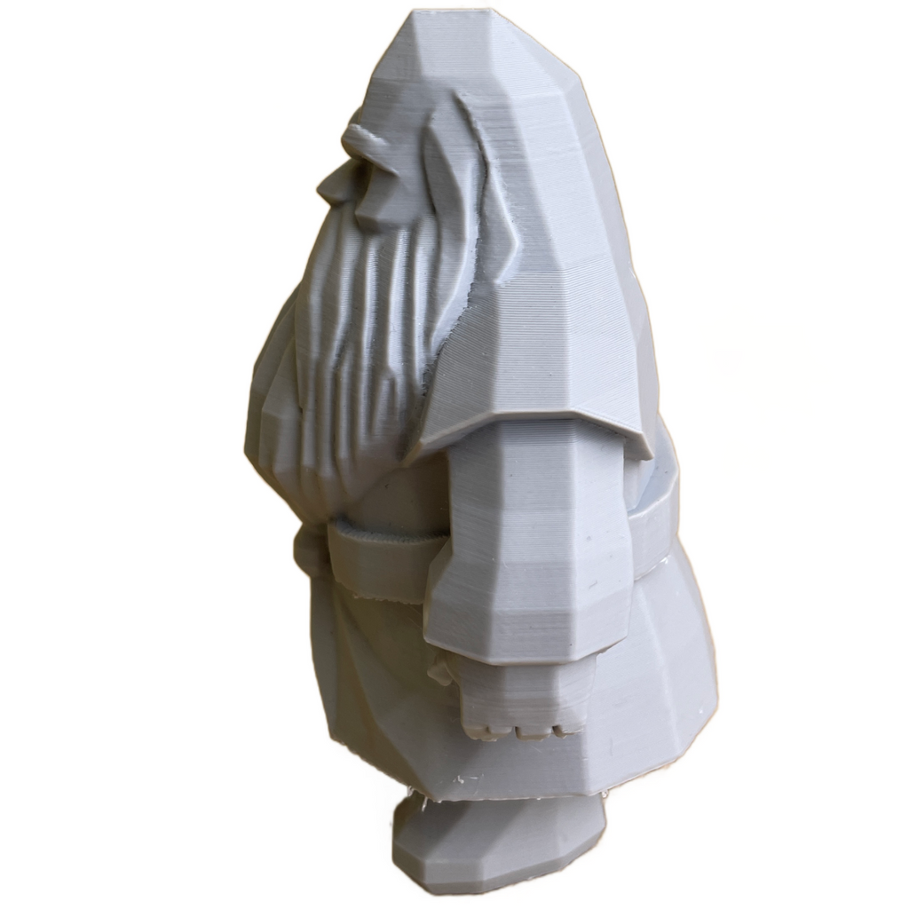 Angular Dwarf with Big Beard - 3D Figure
