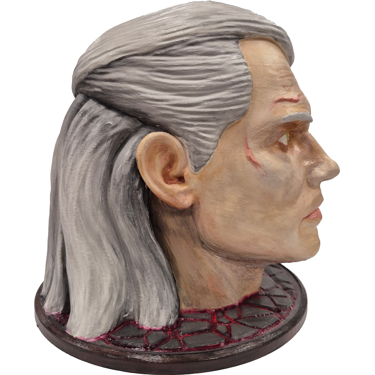 Geralt's Head Statuette/Headphone Holder - 3D Printing