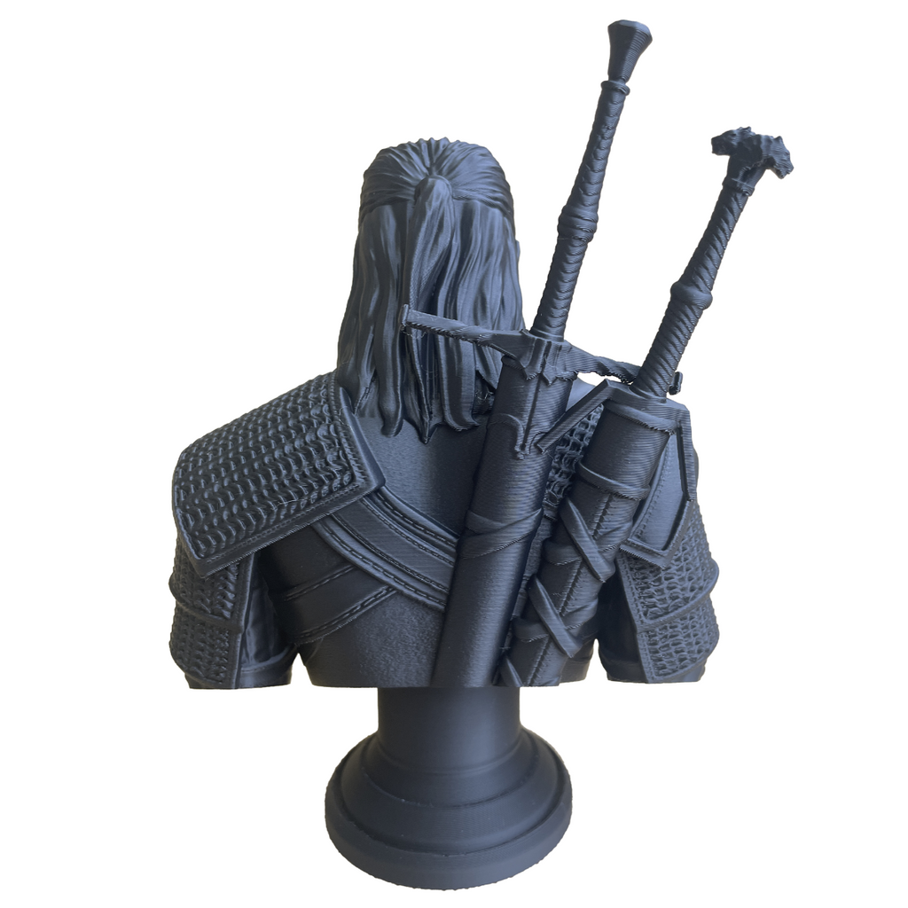 Bust of Geralt with Base - 3D Figure
