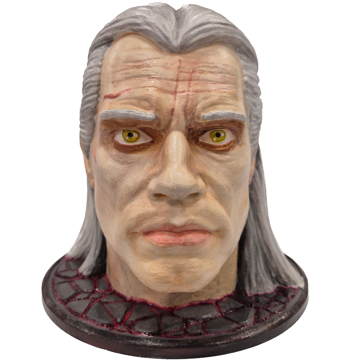 Geralt's Head Statuette/Headphone Holder - 3D Printing