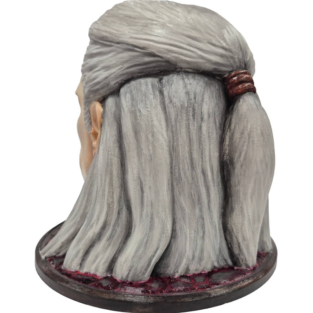 Geralt's Head Statuette/Headphone Holder - 3D Printing