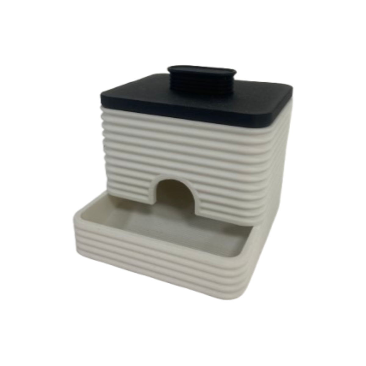 3D Container for Cotton Pads – Modern Bathroom Organizer