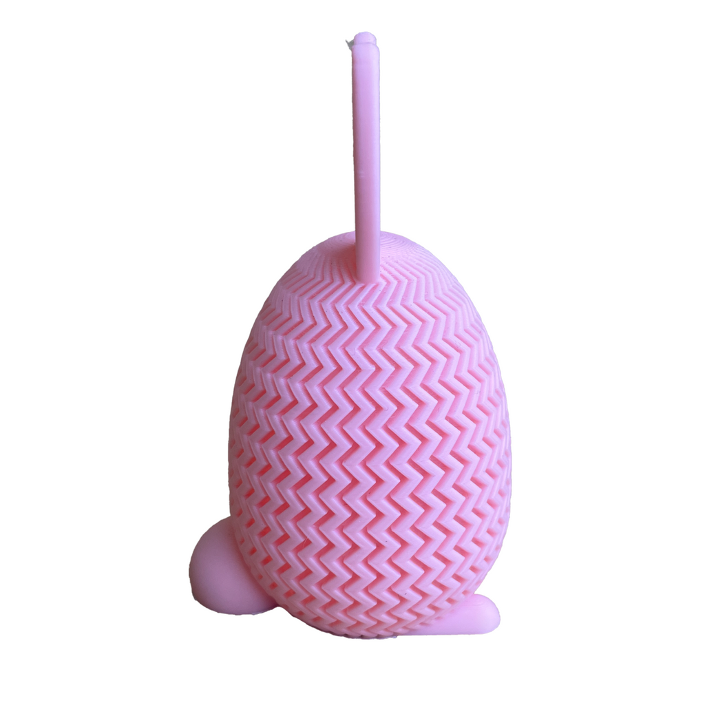 Egg with Rabbit Ears, Legs and Tail - 3D Printing