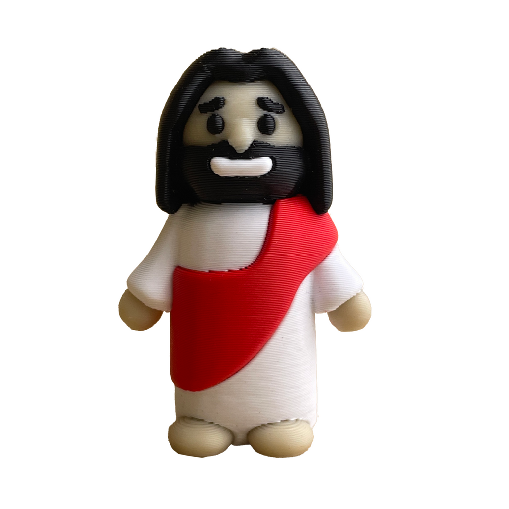 Jesus Keychain - 3D Printing