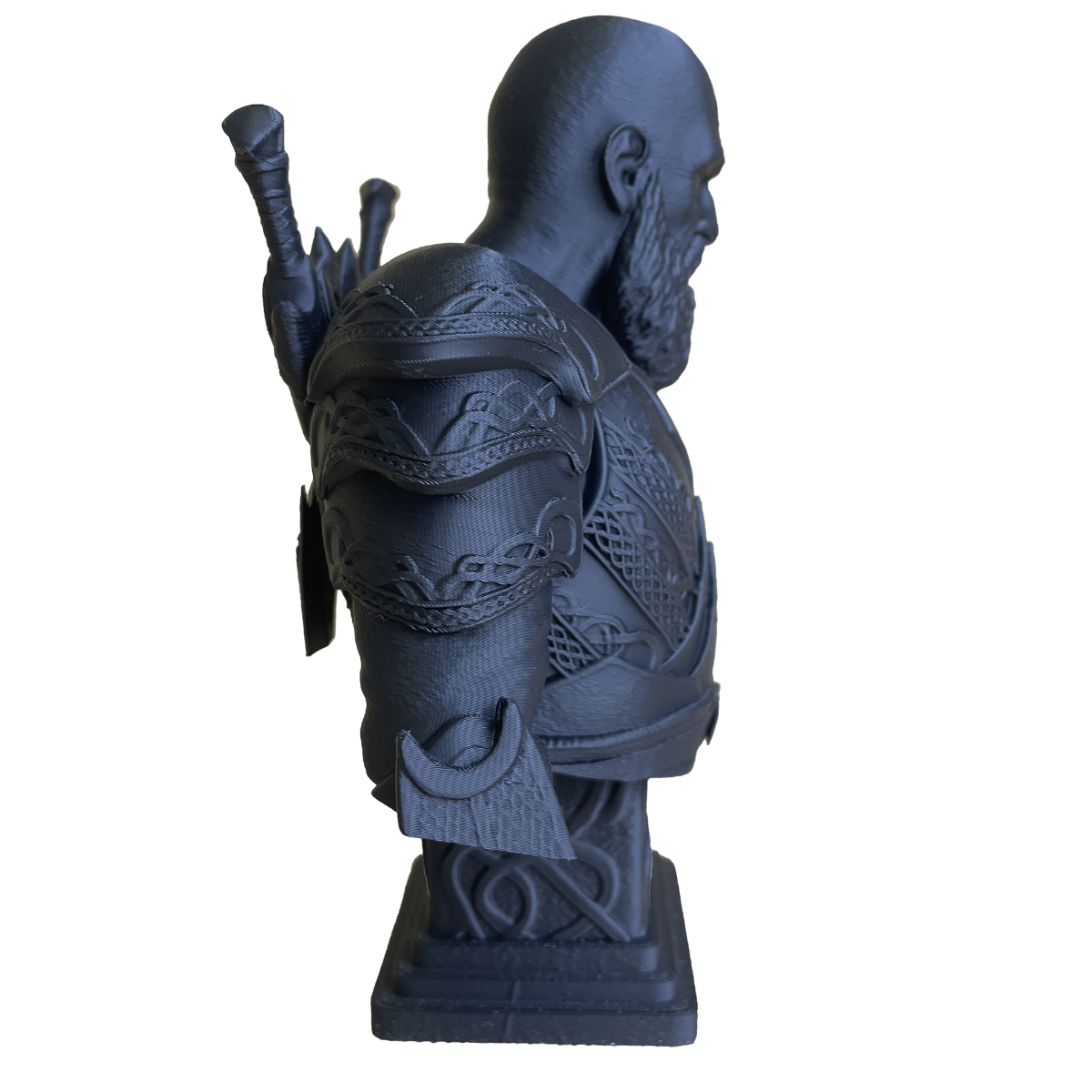 Kratos Bust with Base - 3D Figurine