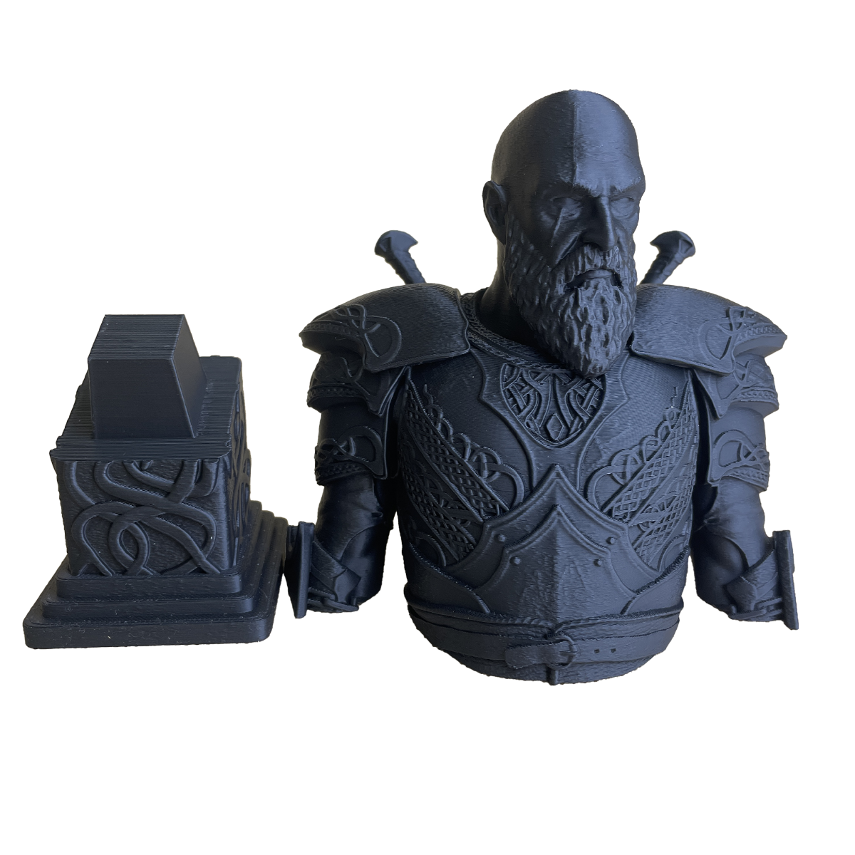Kratos Bust with Base - 3D Figurine