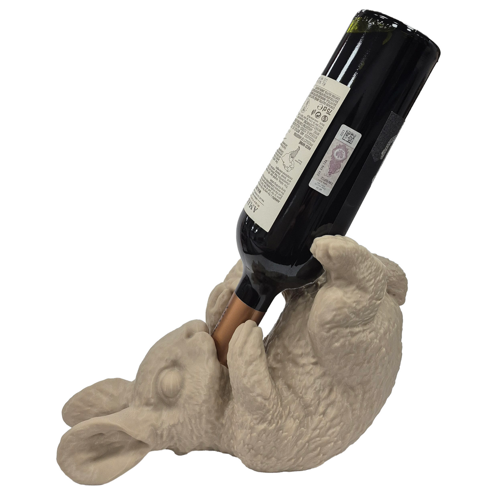 Rabbit - Wine Bottle Holder - 3D Print