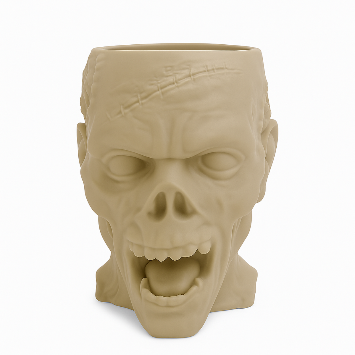 Zombie Mug – Scary 3D Figurine with Open Mouth