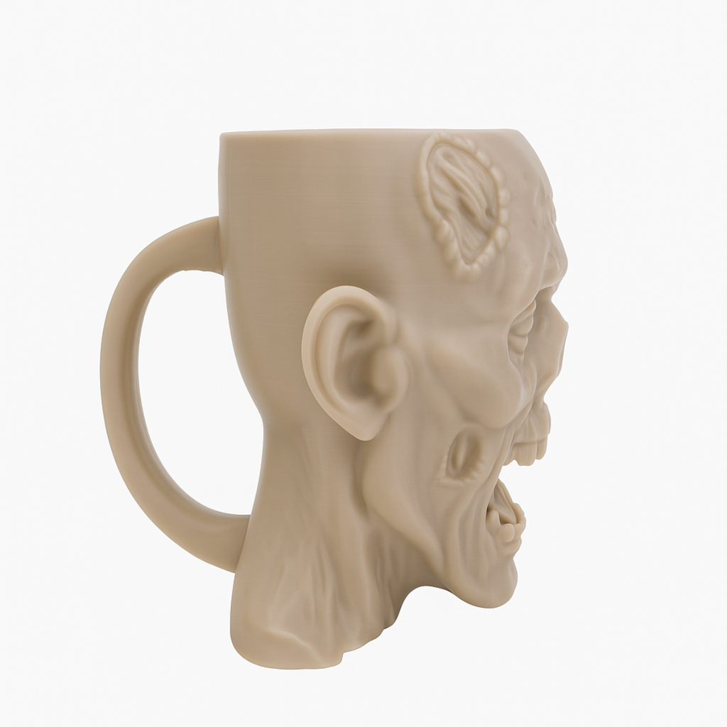 Zombie Mug – Scary 3D Figurine with Open Mouth