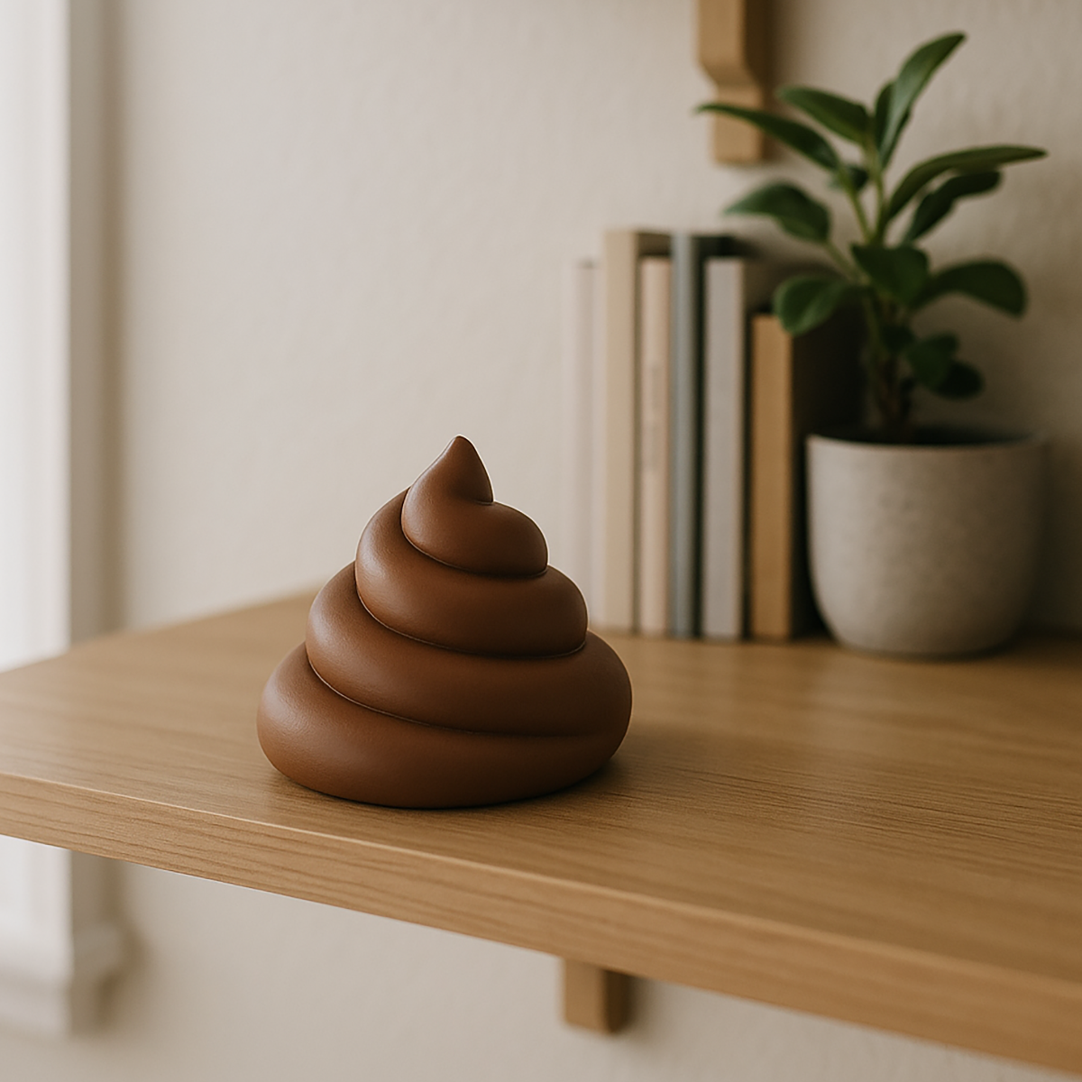 Poop Figurine - Humorous 3D Decoration