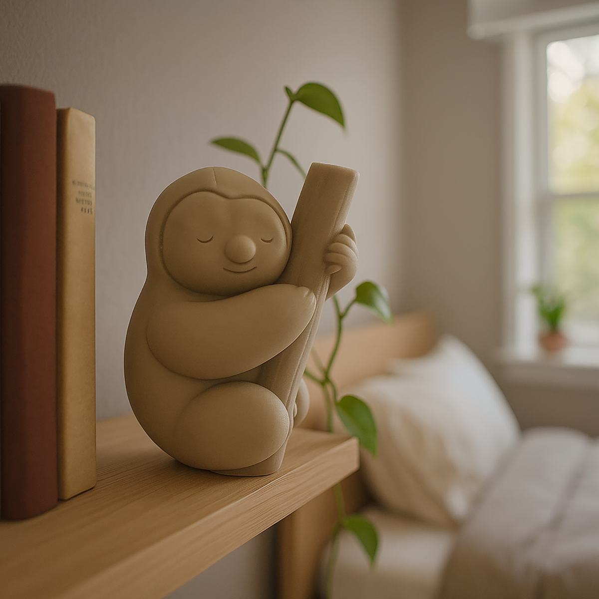 Sloth on a Branch Figurine - 3D Printing