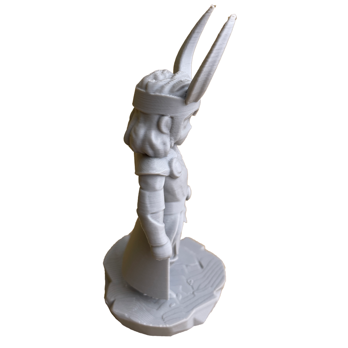 Curls Figurine with Stand - 3D Printing