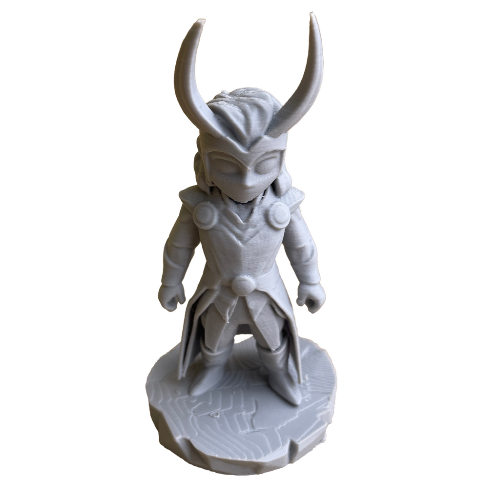 Curls Figurine with Stand - 3D Printing