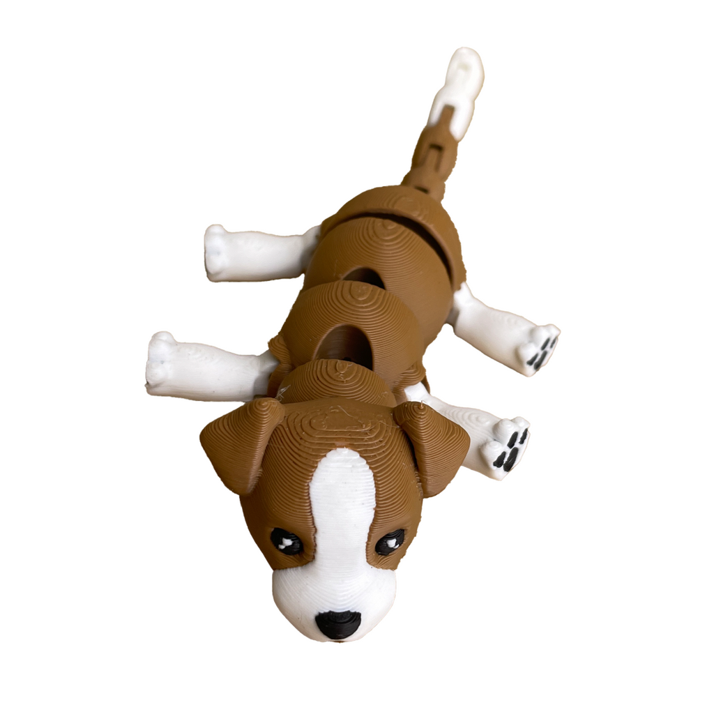 Dog Figurine with Moving Segments - 3D Printing