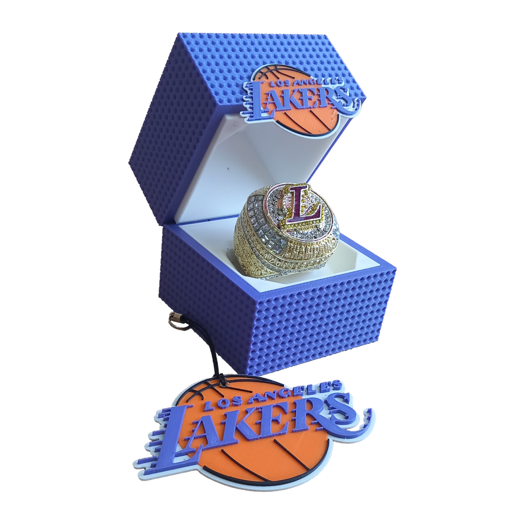 Lakers Signet Ring Box - 3D Printing