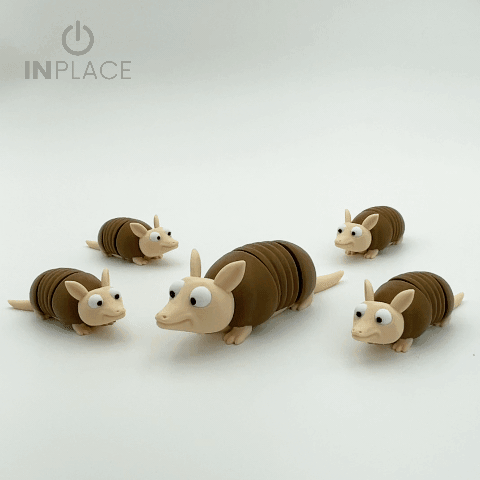 Fioletowa Ośmiornica – Brelok 3D z Ruchomymi Mackami