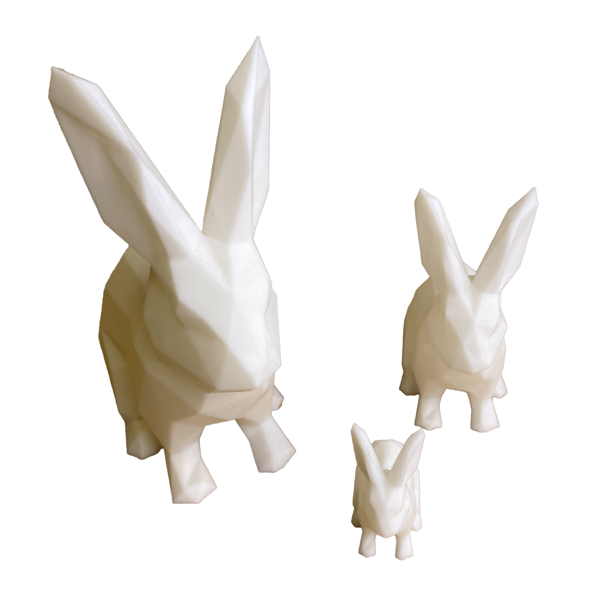 Square Rabbit Medium - 3D Decoration